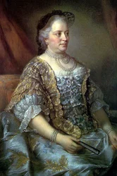 Portrait of Maria Theresa, Sovereign of Austria, Hungary and Bohemia, in 1762